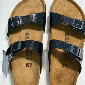 Birkenstock Black Sandals Size 38